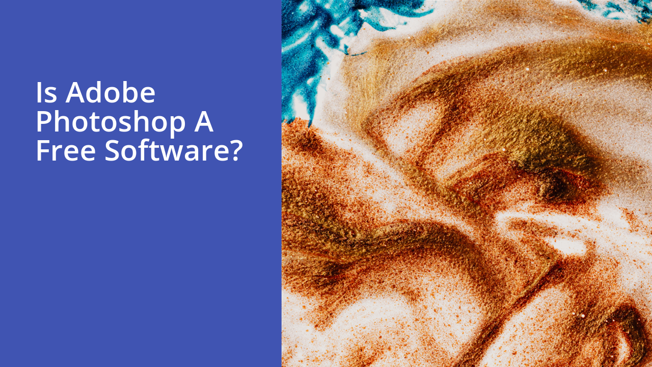 Is Adobe Photoshop a free software?