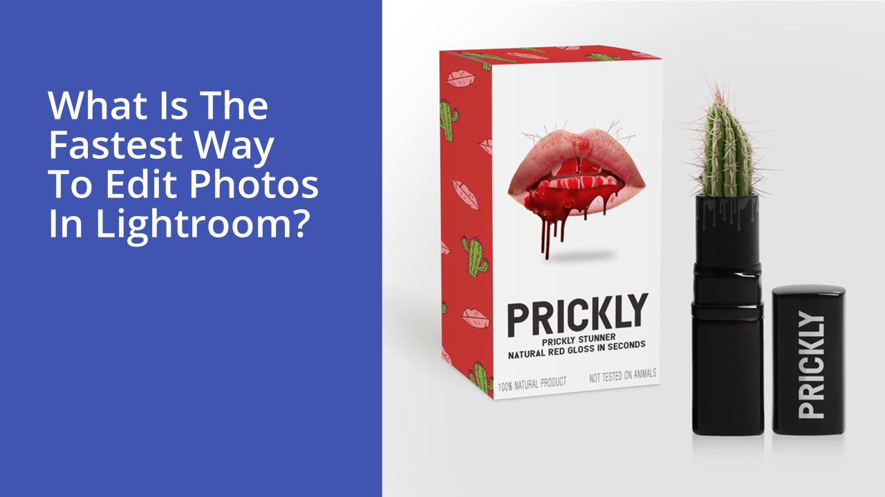 What is the fastest way to edit photos in Lightroom?